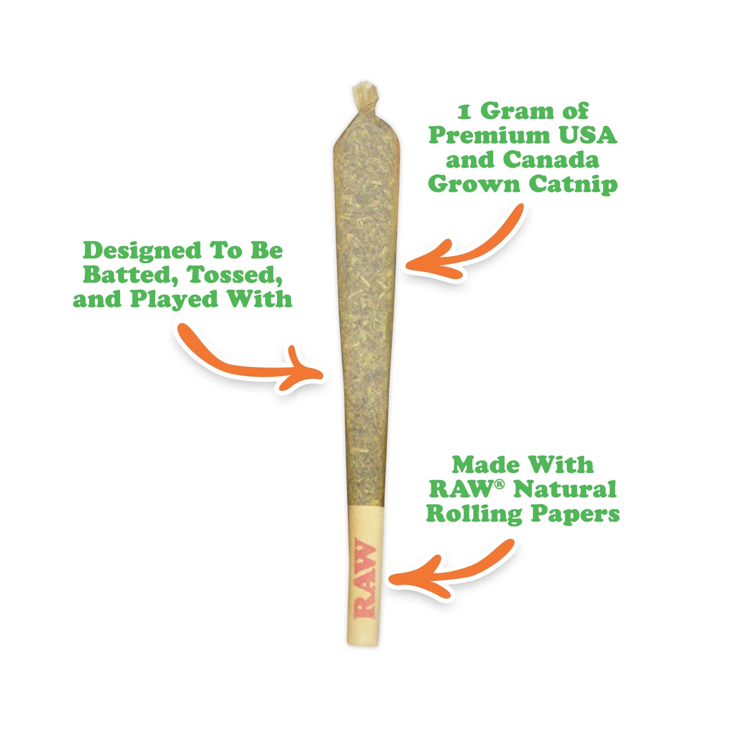 Meowijuana catnip bundle with Cloud 9, Catnip Joints, and a plush refillable hotdog cat toy.