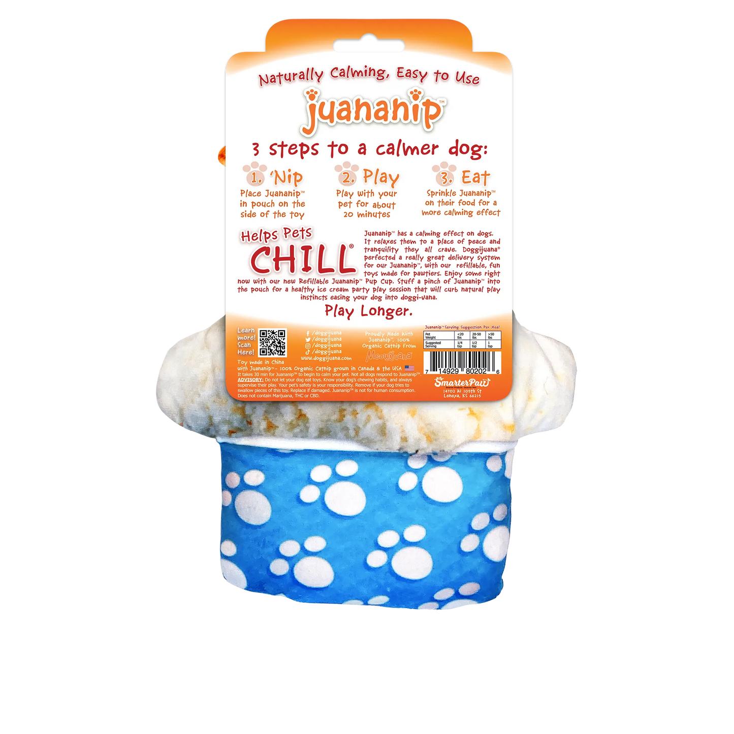 Get the Munchies Pup Cup Refillable Dog Toy