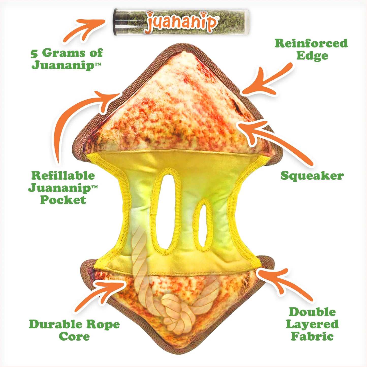Tuffer Chewer Doggi Duo Bundle - Grilled Cheese & Juananip