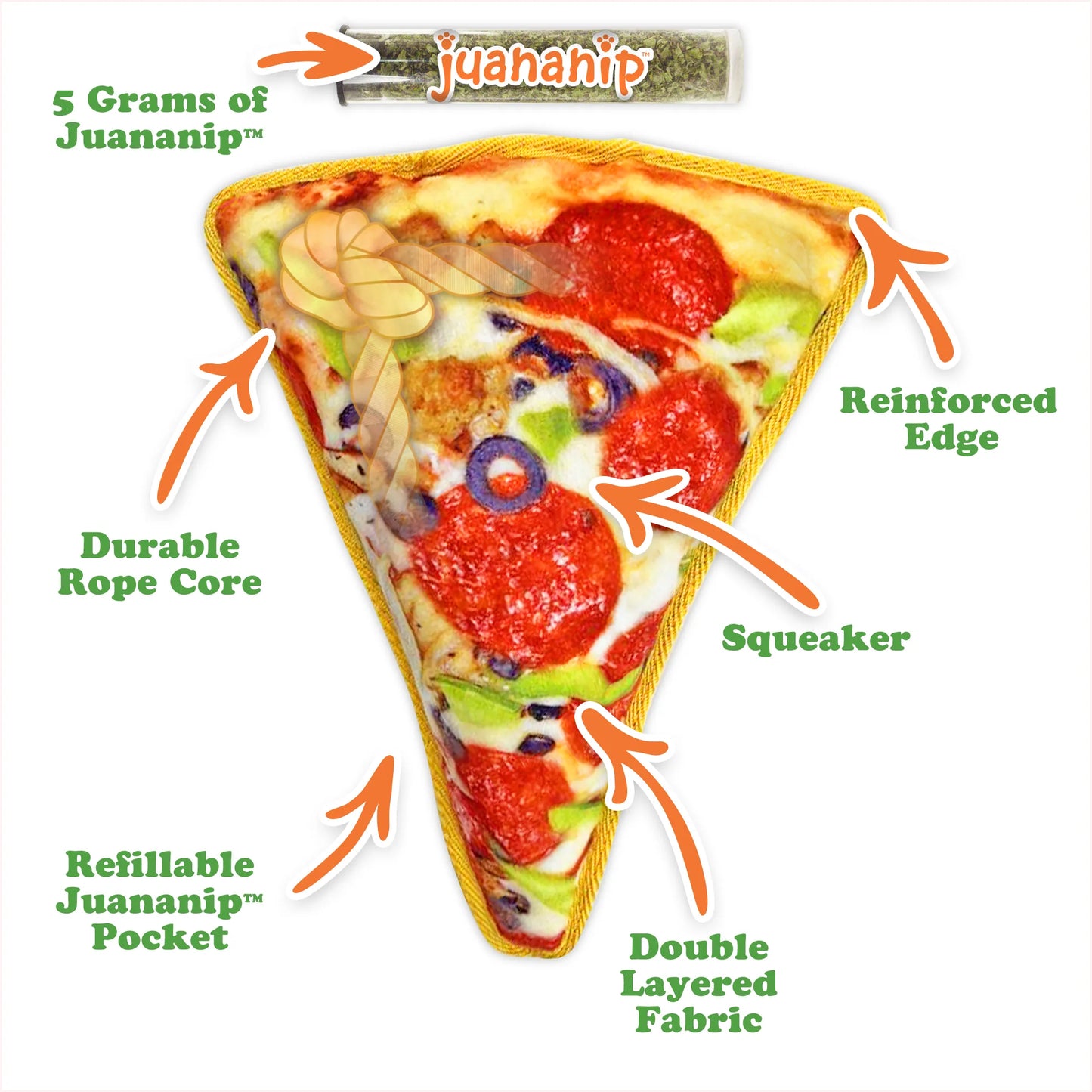 Tuffer Chewer Doggi Duo Bundle - Supreme Pizza & Juananip