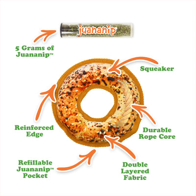 Tuffer Chewer Mini Doggi Duo Bundle - Everything Bagel & Juananip