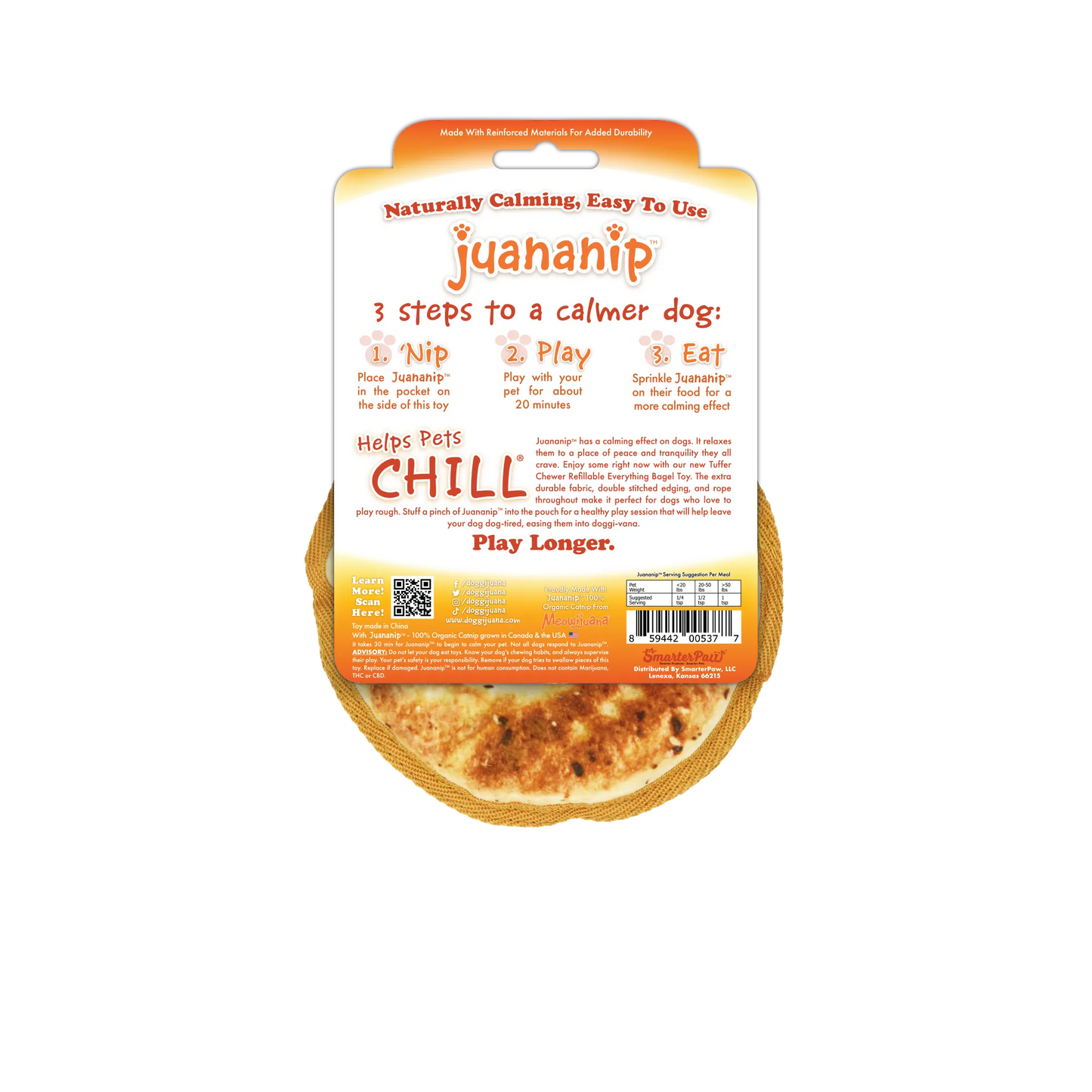 Tuffer Chewer Mini Doggi Duo Bundle - Everything Bagel & Juananip