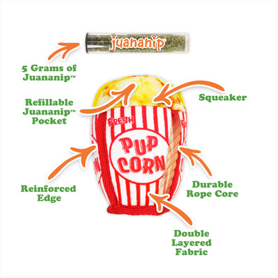 Tuffer Chewer Mini Doggi Duo Bundle - Pupcorn & Juananip