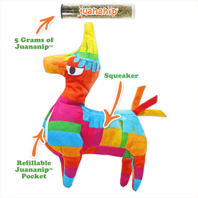 Get the Pawty Started Llama Piñata Refillable Dog Toy
