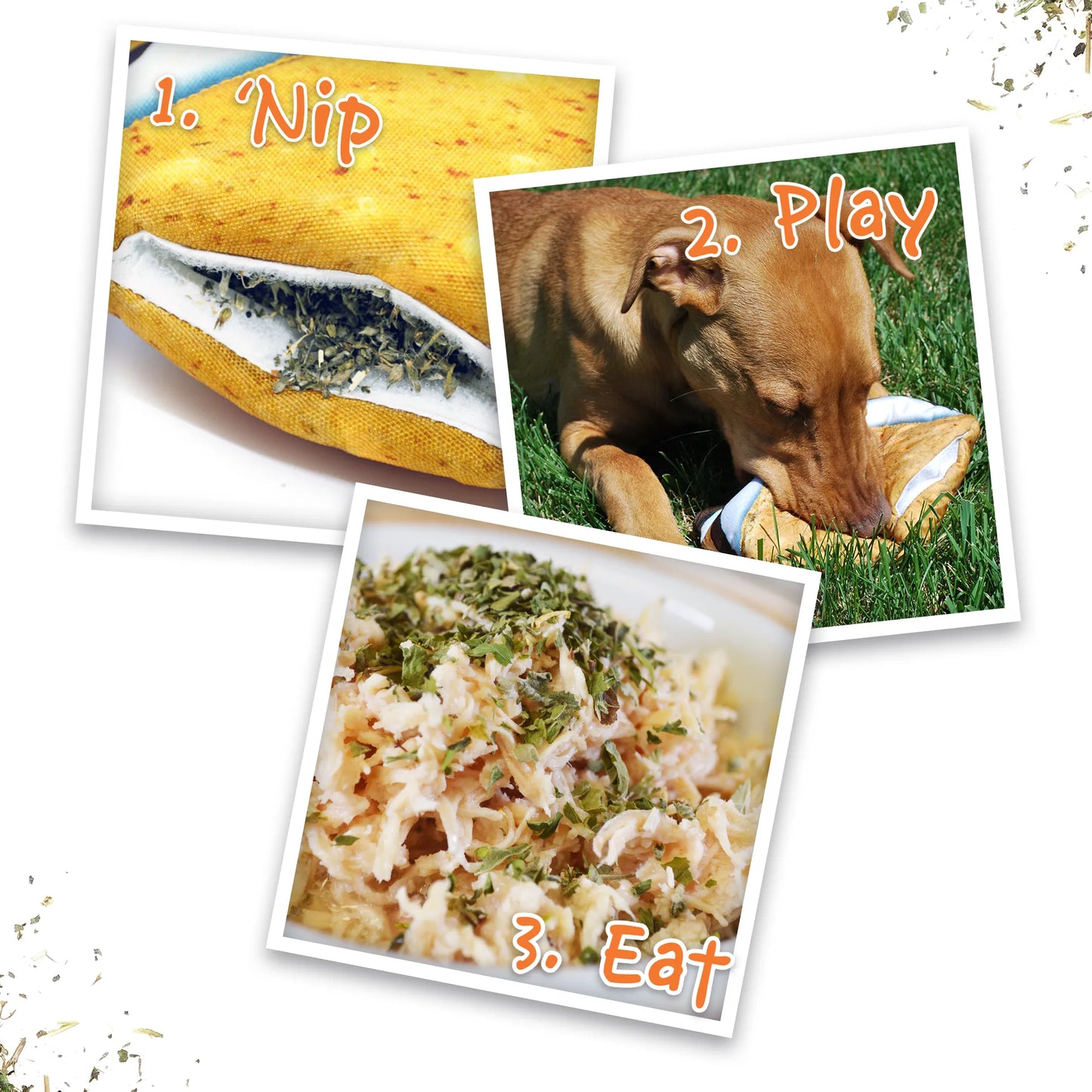 Get Outside S'more Refillable Dog Toy
