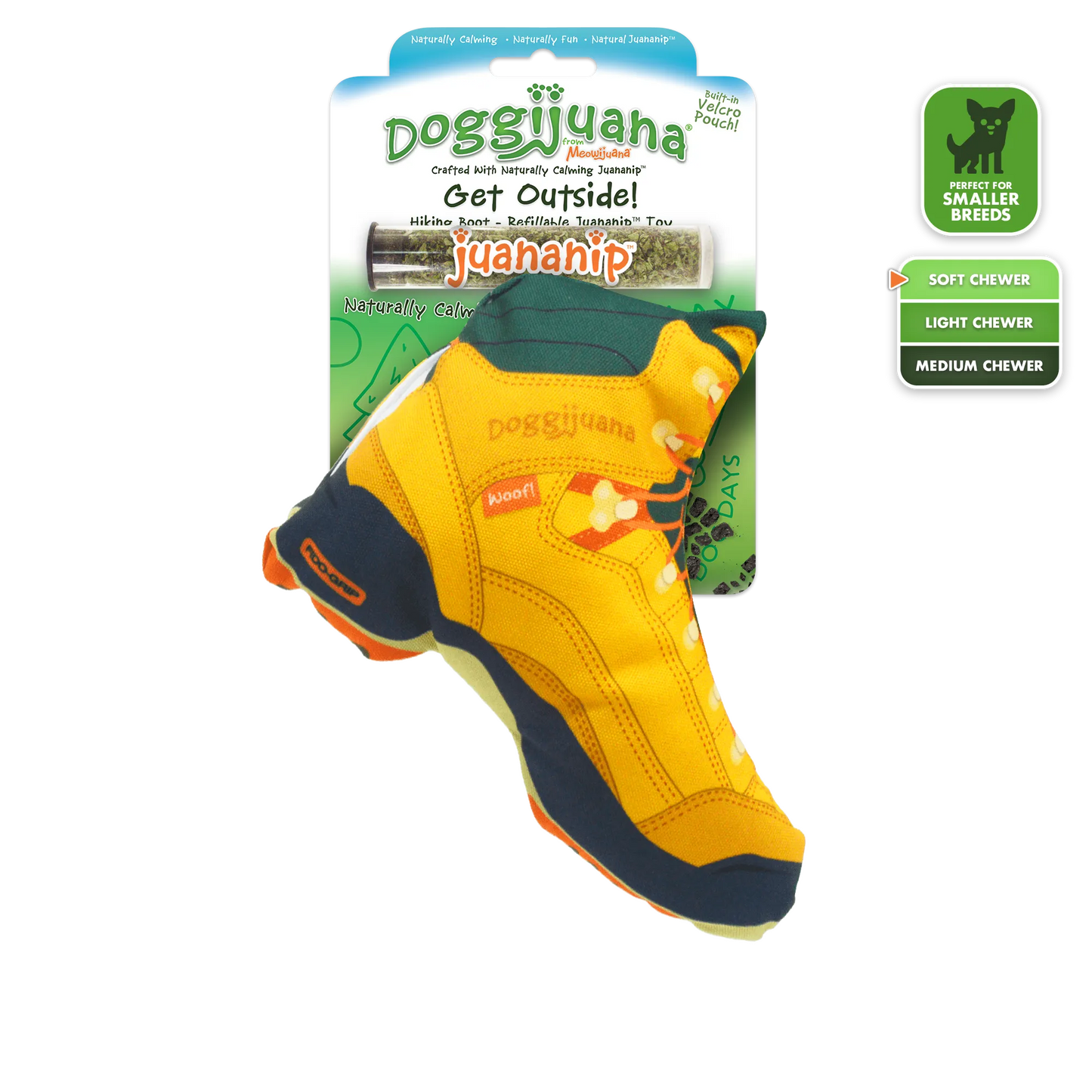 Get Outside Hiking Boot Refillable Dog Toy