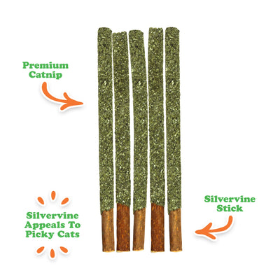 Nip Stix - Catnip Coated Silvervine Sticks