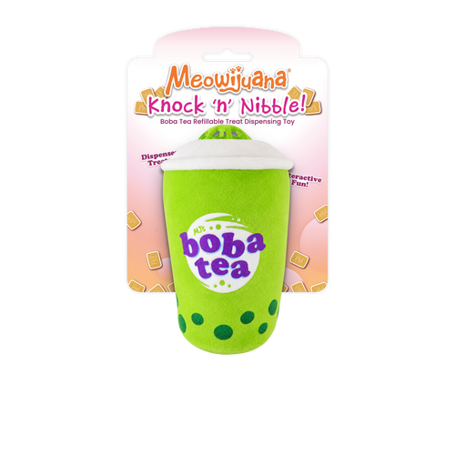 Knock 'n' Nibble Boba Tea Treat Dispensing Toy
