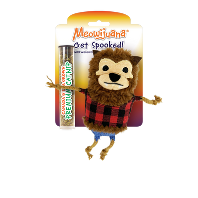 Get Spooked Werewolf Refillable Cat Toy