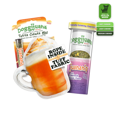 Tuffer Chewer Mini Doggi Duo Bundle - Pumpkin Spiced Latte
