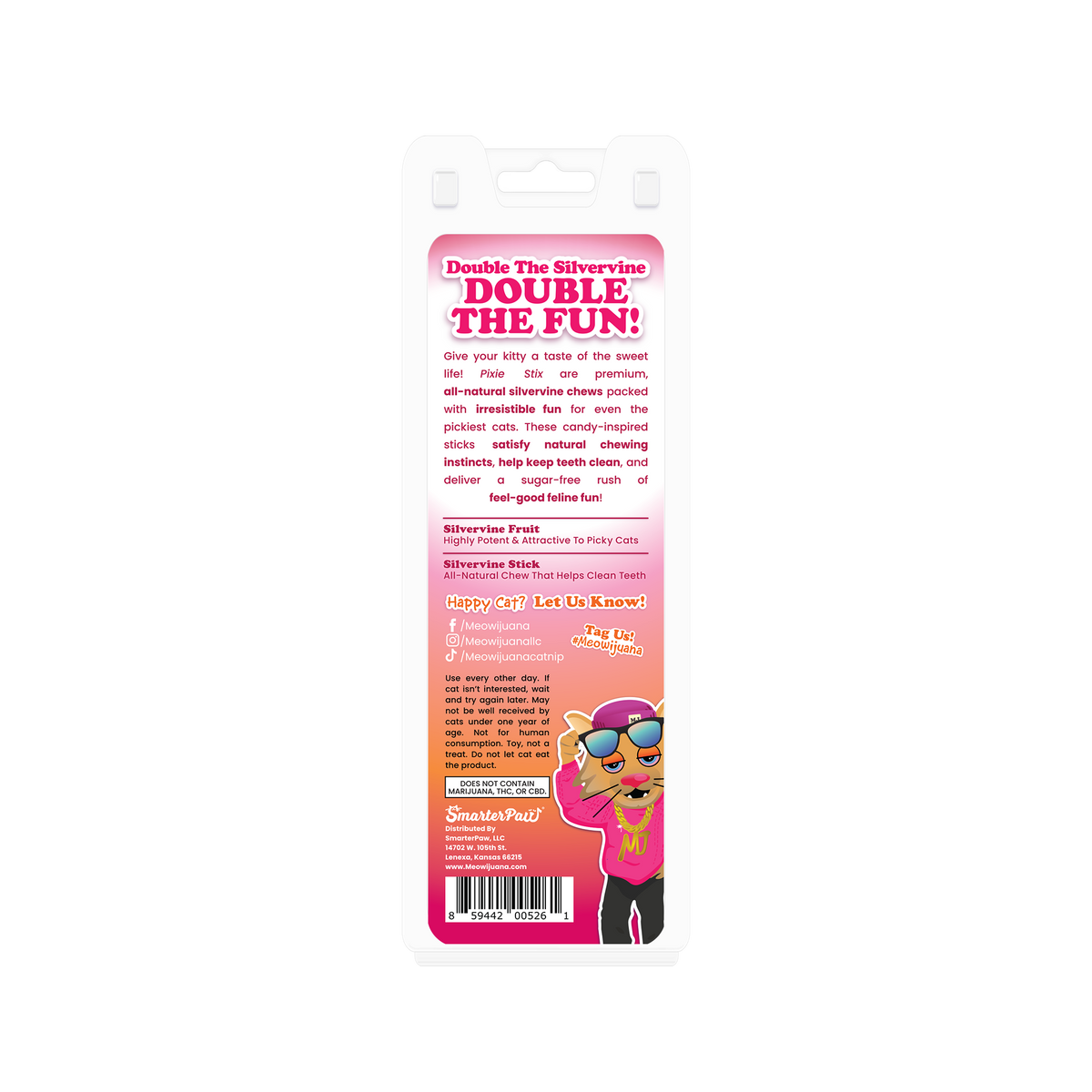 Pixie Stix - Limited Edition Silvervine Fruit Sticks