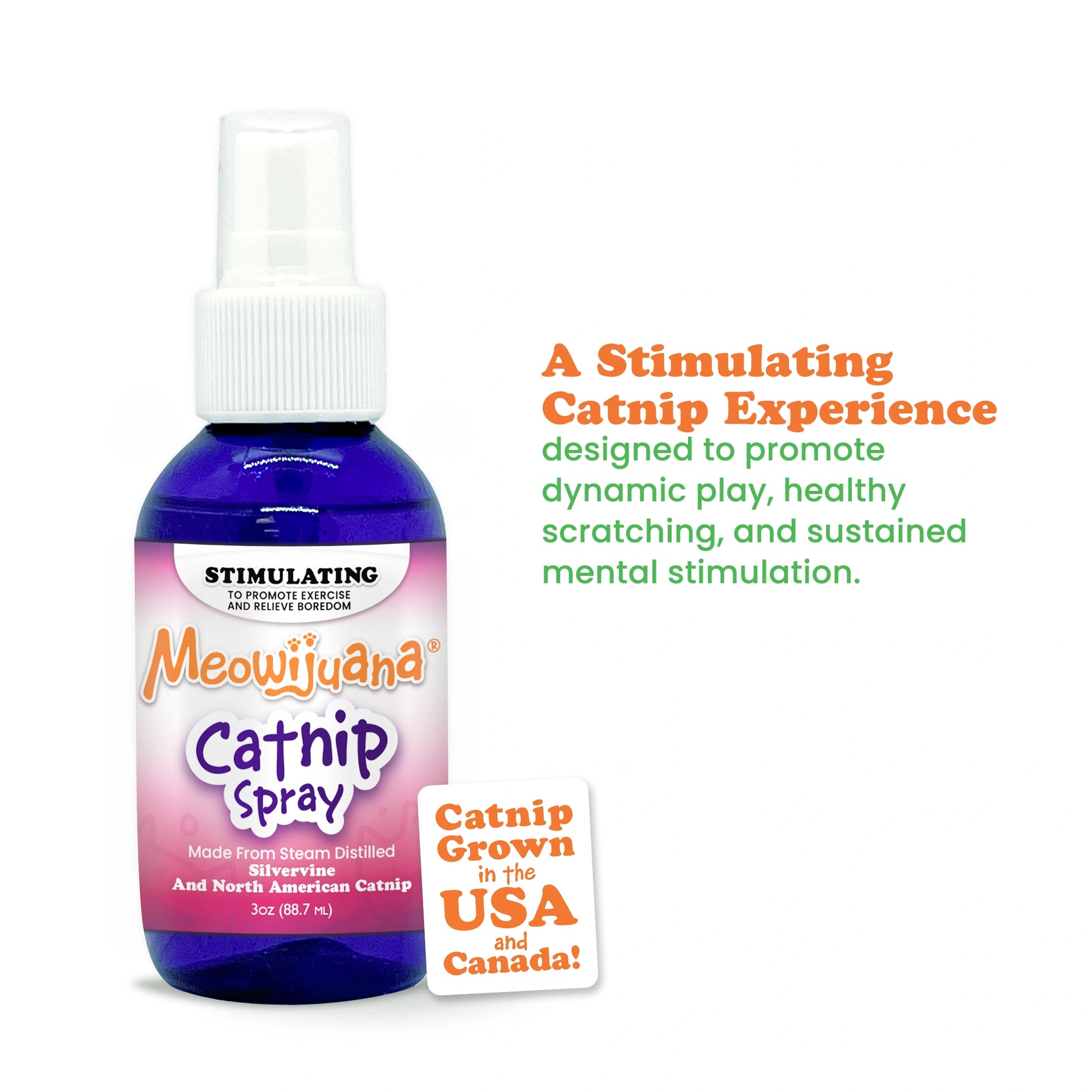 Meowijuana catnip spray trio bundle