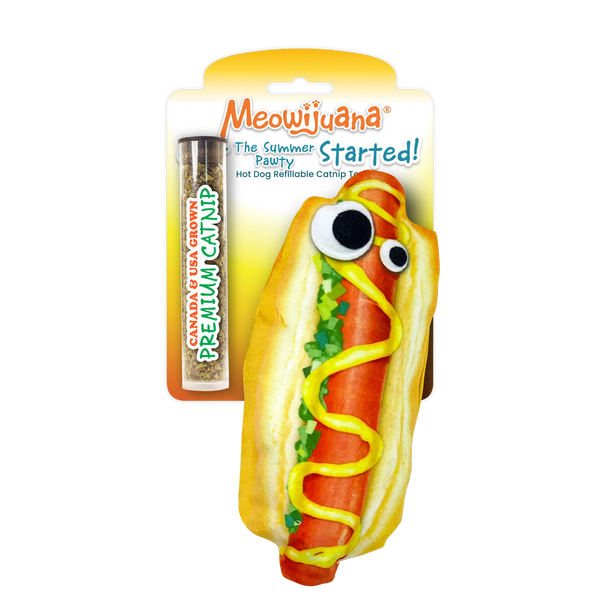 Hot Dog Refillable Cat Toy for Endless Summer Fun – SmarterPaw