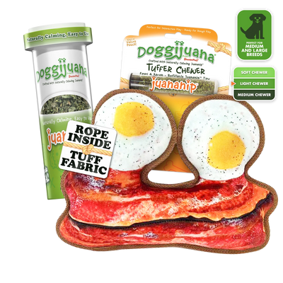 Tuffer Chewer Doggi Duo Bundle - Eggs and Bacon & Juananip