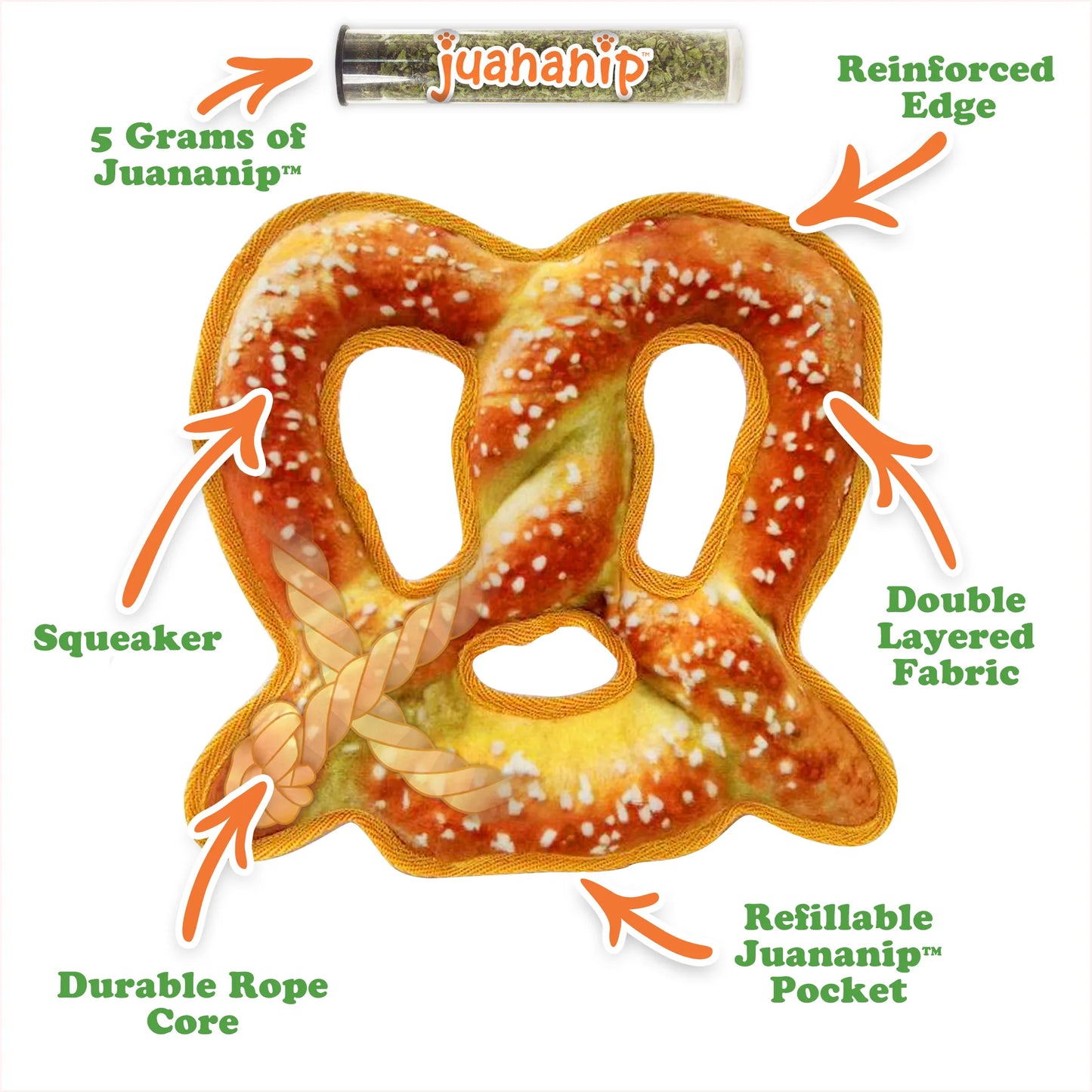 Tuffer Chewer Doggi Duo Bundle - Twisted Pretzel & Juananip