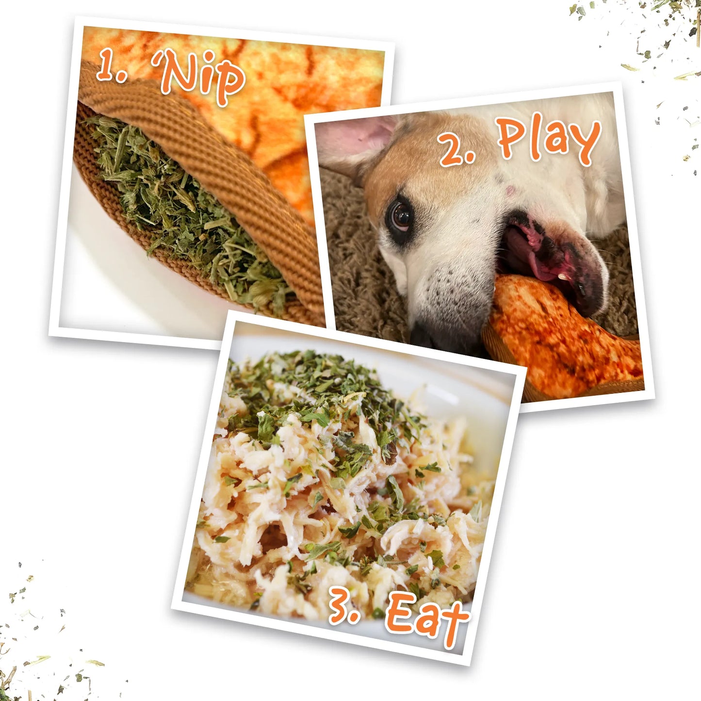 Tuffer Chewer Mini Doggi Duo Bundle - Chicken Wing & Juananip