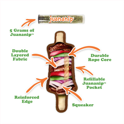 Tuffer Chewer Mini Doggi Duo Bundle - Grilled Kebab & Juananip