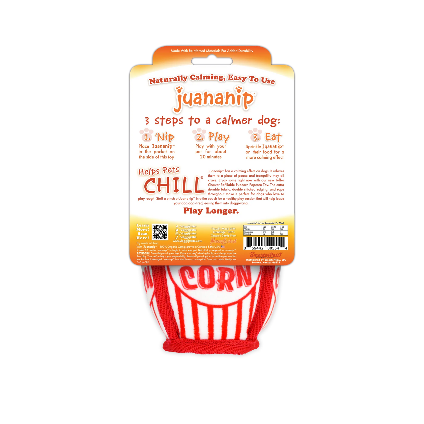 Tuffer Chewer Mini Doggi Duo Bundle - Pupcorn & Juananip