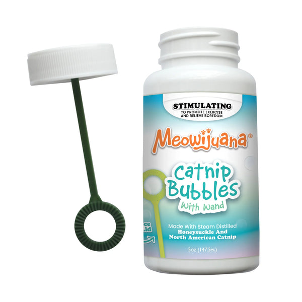Catnip Bubbles - Mess-Free Fun for Cats | Catnip & Honeysuckle