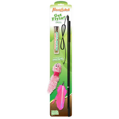 Get Flyin'! Wiggly Worm Cat Teaser Set