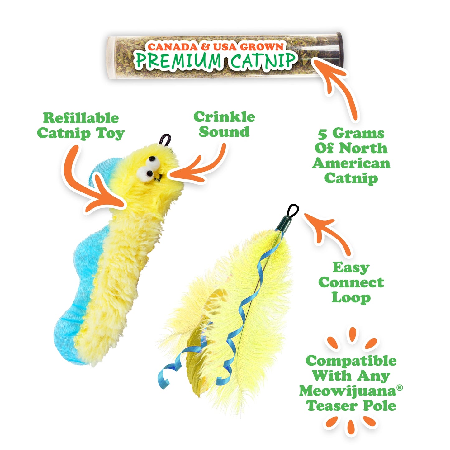 Get Flyin' Eel Good Vibes Refillable Toy & Lure Expansion Pack
