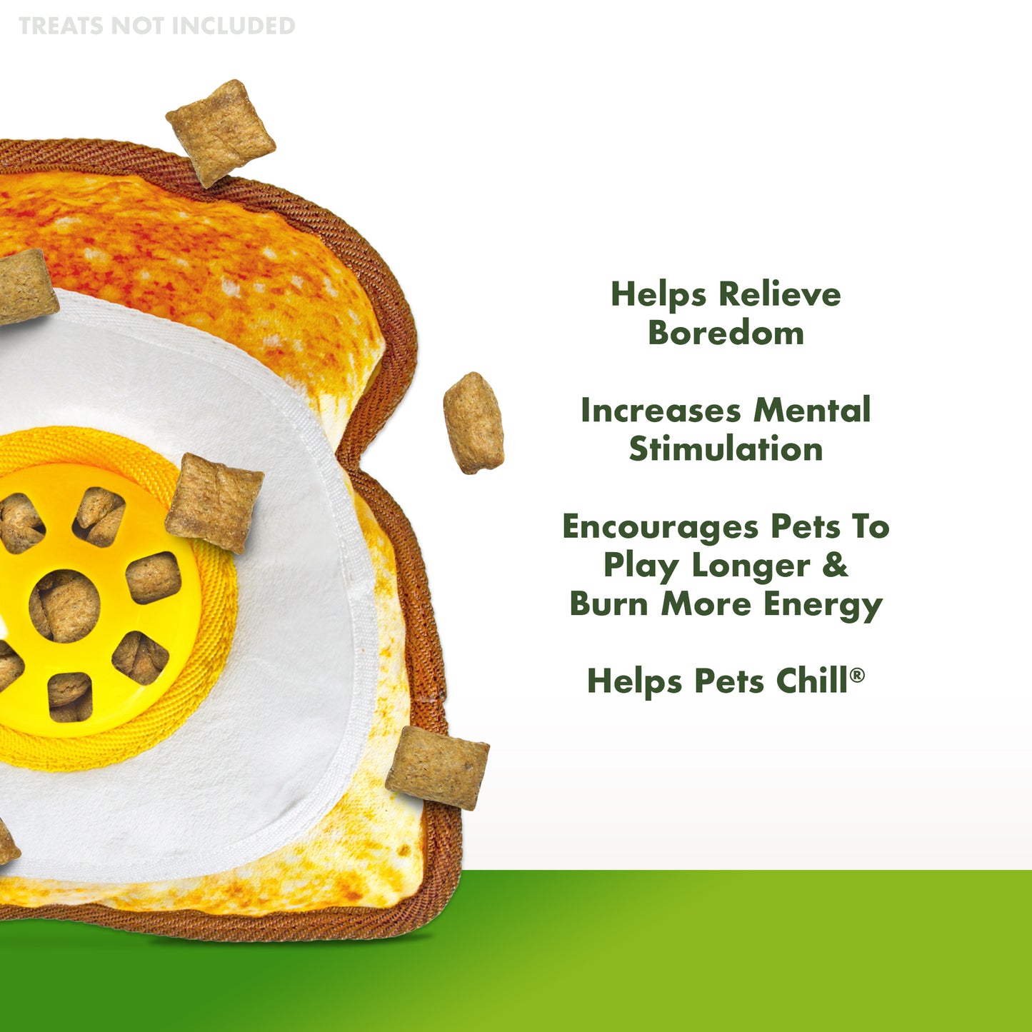 Snack Slinger Breakfast Toast Treat Dispensing Toy