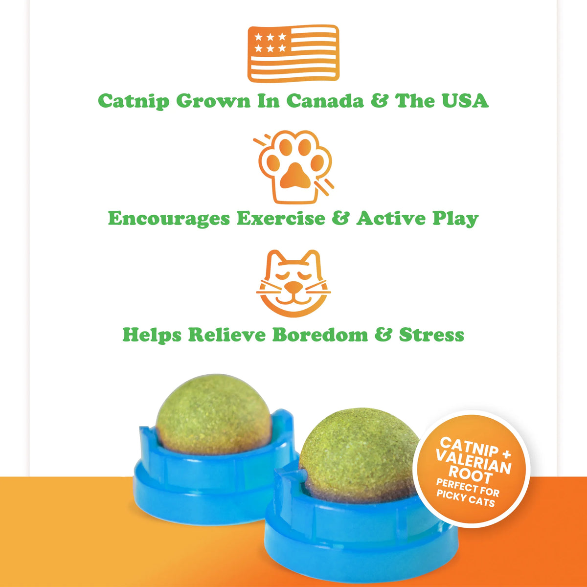 Blizz Balls - Stick 'n' Lick Compressed Catnip