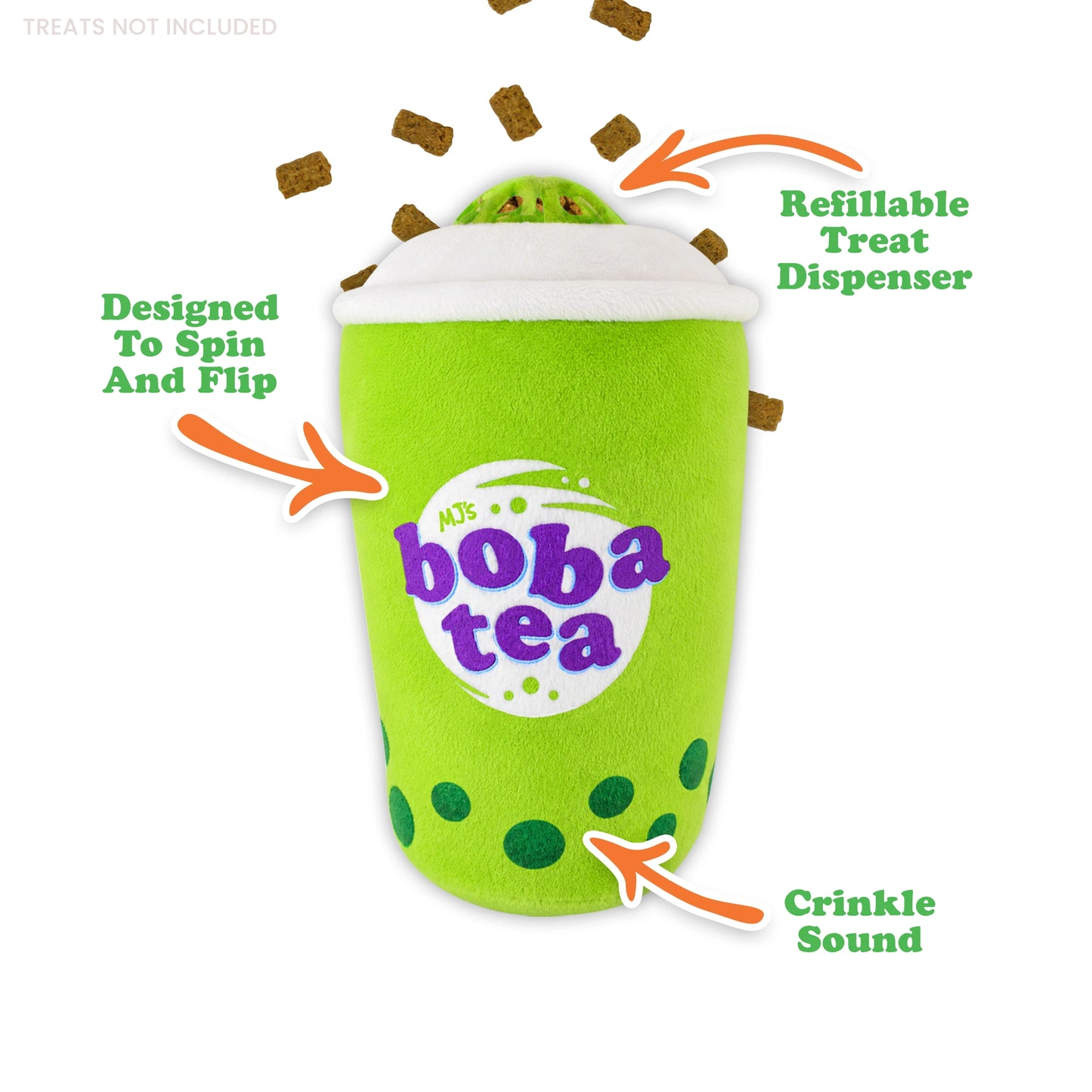 Knock 'n' Nibble Boba Tea Treat Dispensing Toy
