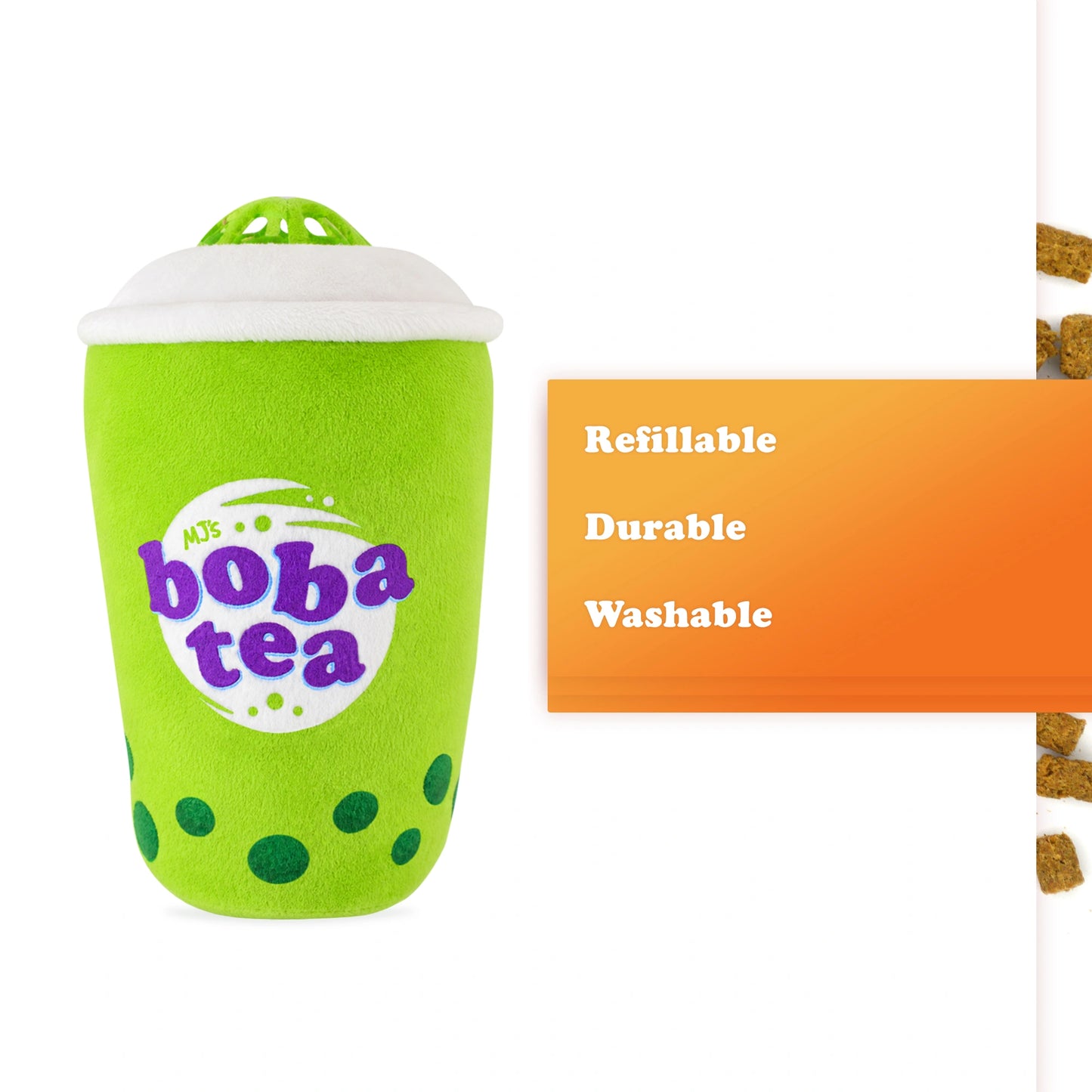 Knock 'n' Nibble Boba Tea Treat Dispensing Toy