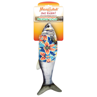 Get Kickin' Big Fishy Tourist Refillable Kicker Cat Toy
