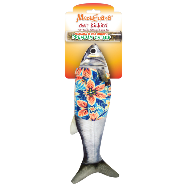 Refillable Big Fishy Tourist Cat Toy for Interactive Play – SmarterPaw