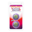 Meowijuana Purrple Passion Stick 'n' Lick – 2-pack of stick-on silvervine and catnip balls for hands-free licking and playful feline fun.