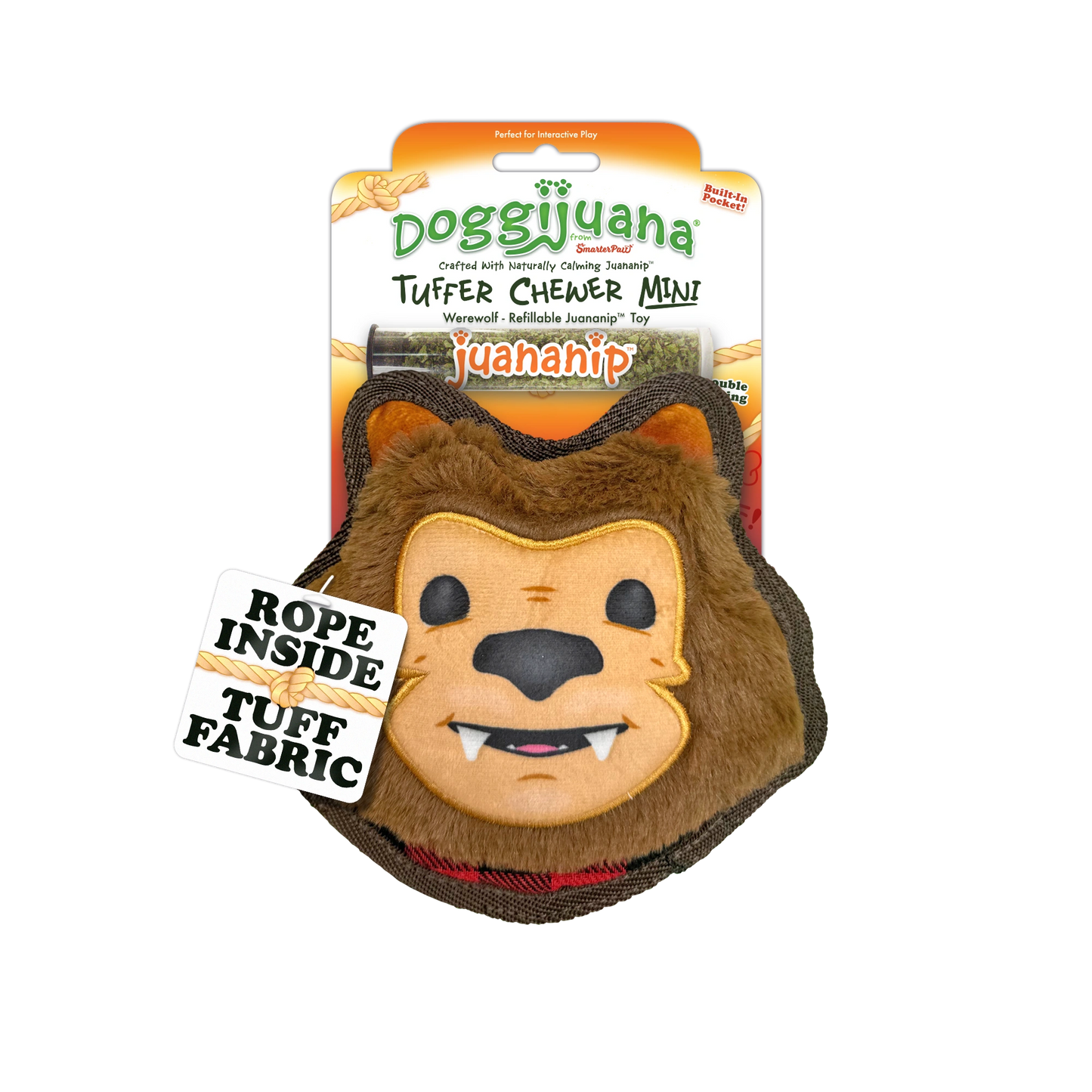 Tuffer Chewer Mini Werewolf Refillable Dog Toy
