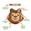 Tuffer Chewer Mini Werewolf Refillable Dog Toy