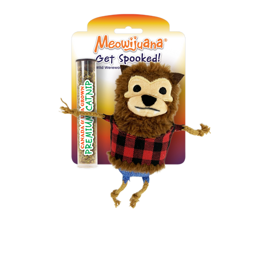 Get Spooked Werewolf Refillable Cat Toy