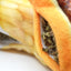 Close-up of catnip-filled pocket in the Meowijuana fries cat toy.