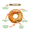 Avocado Toast and Bagel Tuffer dog toy bundle