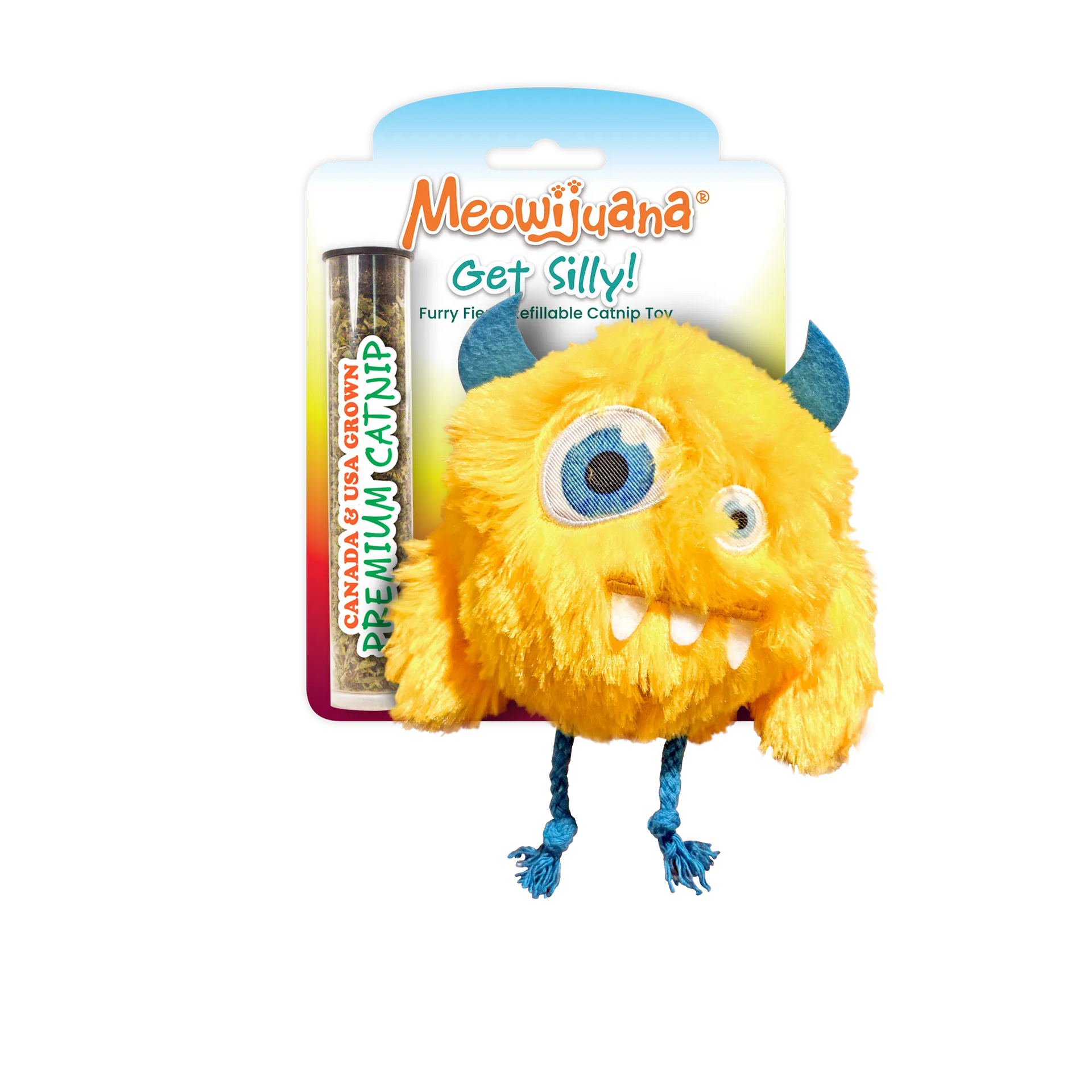 キャットフード ku-fu-Mama Furry Fiend Cat Toy: Refillable Fun with Organic Catnip – SmarterPaw