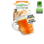 Pumpkin Spice Latte plush dog toy with durable fabric, rope inside, and Juananip refillable pocket.