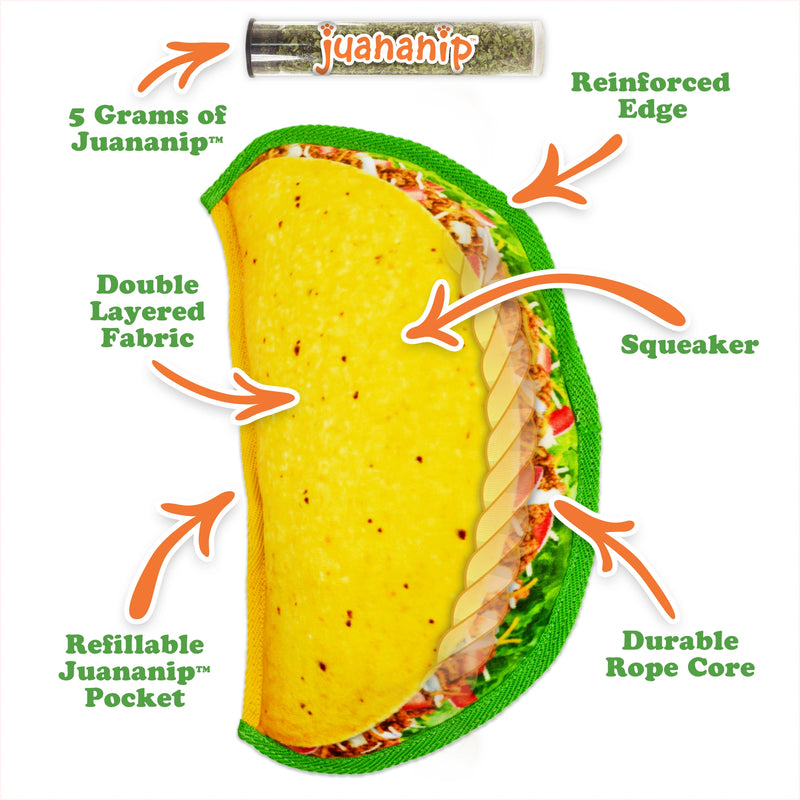Doggi Duo taco toy & Juananip refill bundle