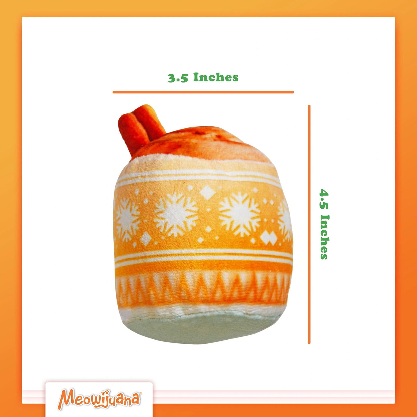 Get Nogged Winter Eggnog Refillable Cat Toy