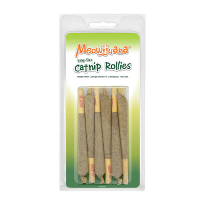 Detailed image of a catnip joint in packaging