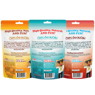 Crunchie Munchies® Variety Pack Trio Cat Treats