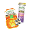 Jack-o’-Lantern dog toy with Juananip® chamomile & passion flower refill bottle.