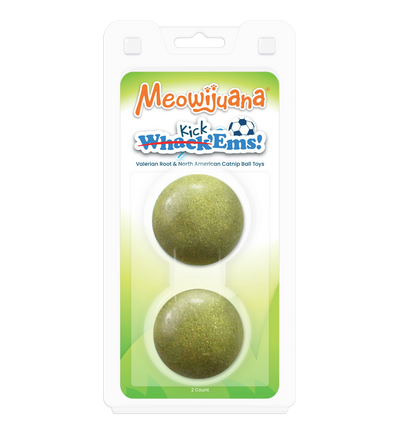 Kick'Ems Kalico Kush Compressed Catnip Ball Refill - 2 pack