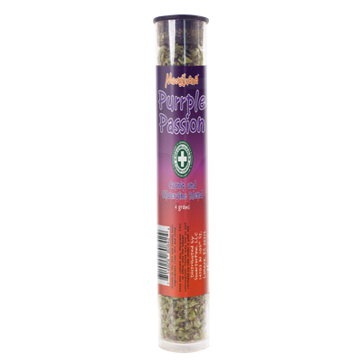 Purrple Passion Catnip and Silvervine blend sampler tube